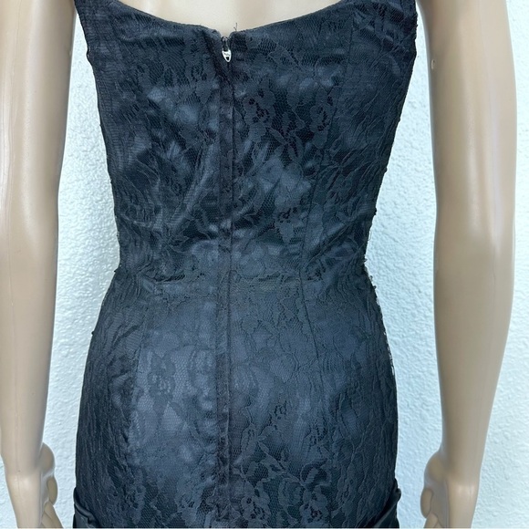 Vtg 80’s Gunne Sax Jessica M.Quintock Sequin Lace Satin party dress Whimsigoth - Picture 7 of 16